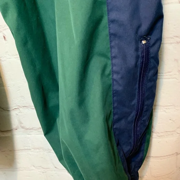 Vtg 90s Nautica Competition Men L Baggy Spell Out 2 Piece Windbreaker Track Suit